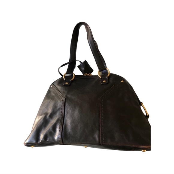 Yves Saint Laurent brown leather muse - Picture 4 of 4